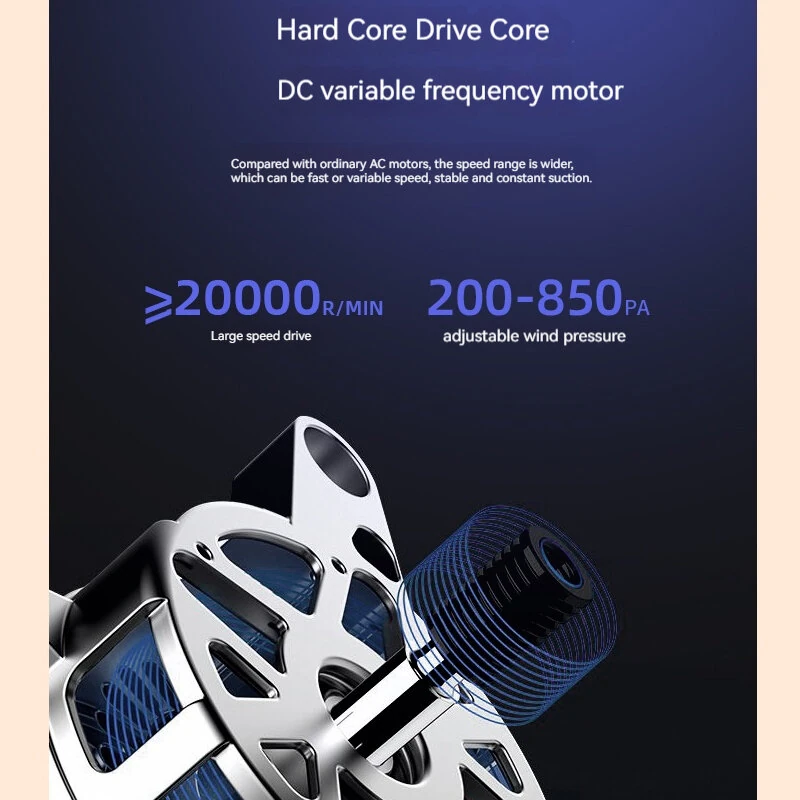 (image for) 2000W Powerful Hair Dryer 5-Level Temperature Adjustment Dual Switches with Rotating Nozzle 220~240V Salon Hair Dryer for Home